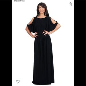 Formal Black Maxi Dress